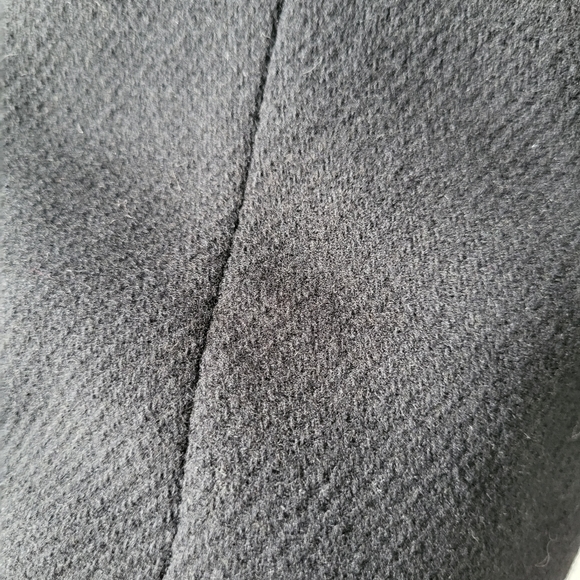 Vera Moda black wool blend double breasted high snap collar coat Size S - Picture 7 of 10